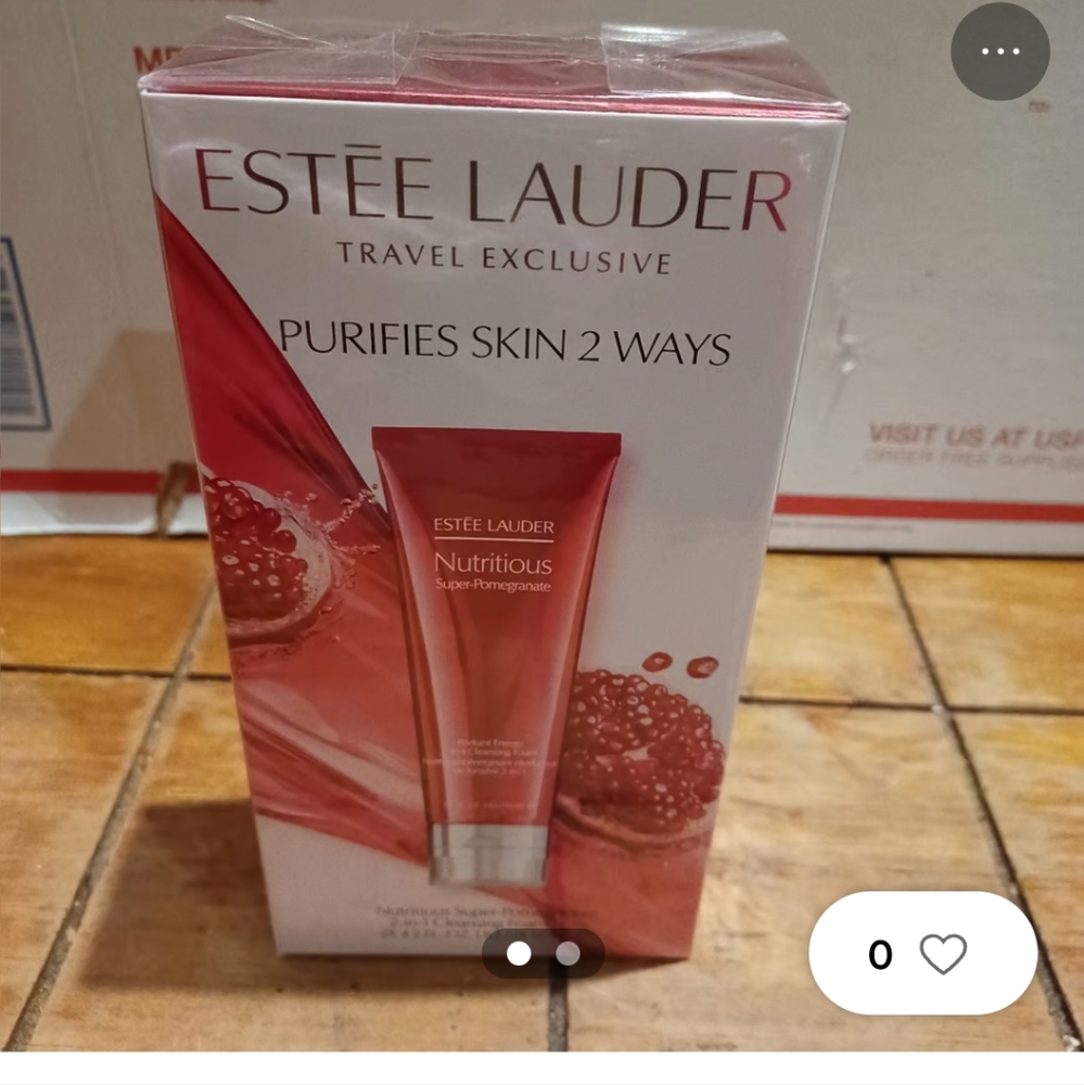 Estee Lauder Super Pomegranate 2 in 1 cleansing Foam Duo